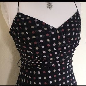 Gorgeous 90's Vintage Shelli Segal black silk dres